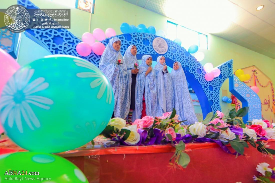 گزارش تصویری/ جشن تکلیف دختران عراقی در حرم امام علی(ع)